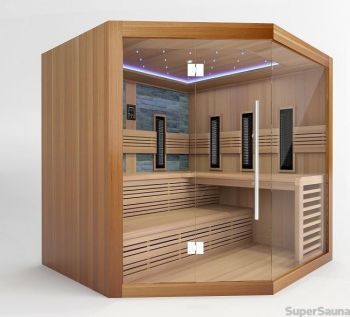 Kombisauna / Infrarotsauna Geromin 211 C + IR