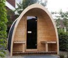 GARTENSAUNA PODSAUNA 186 INFRAROT MIT VERANDA